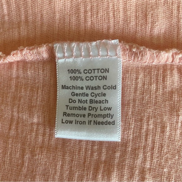 Cinq a sept Girl Power Peach T-Shirt Size Small - Picture 8 of 9